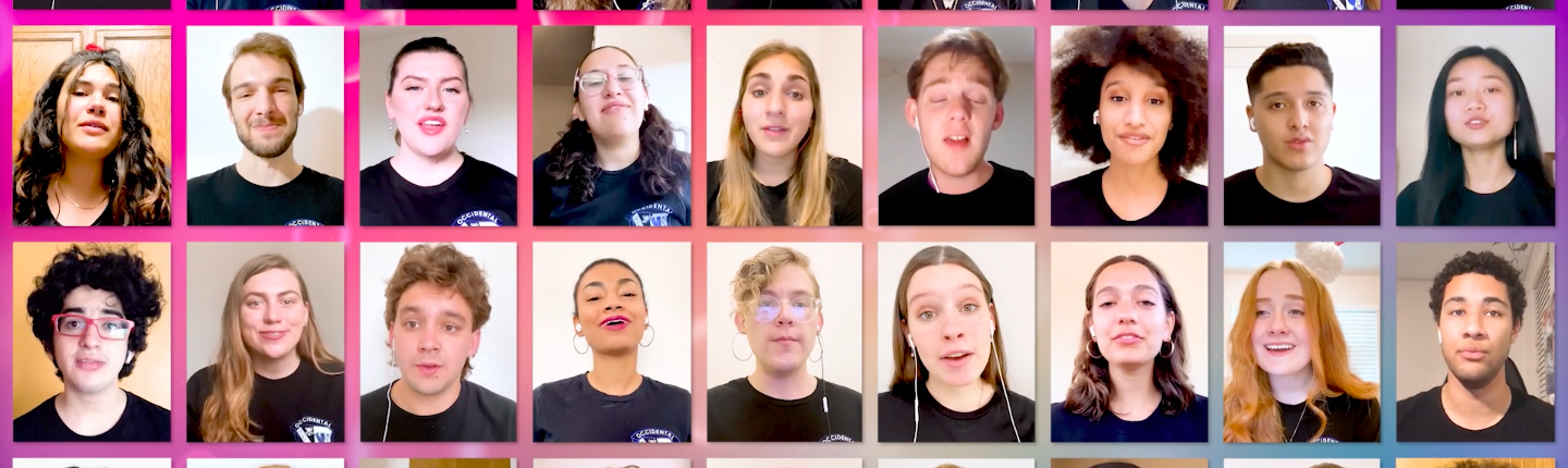 The Glee Club singing Ob La Di