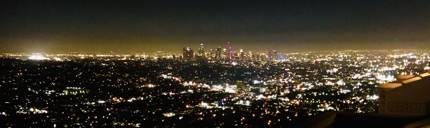 The Night view from Griffith Observatory