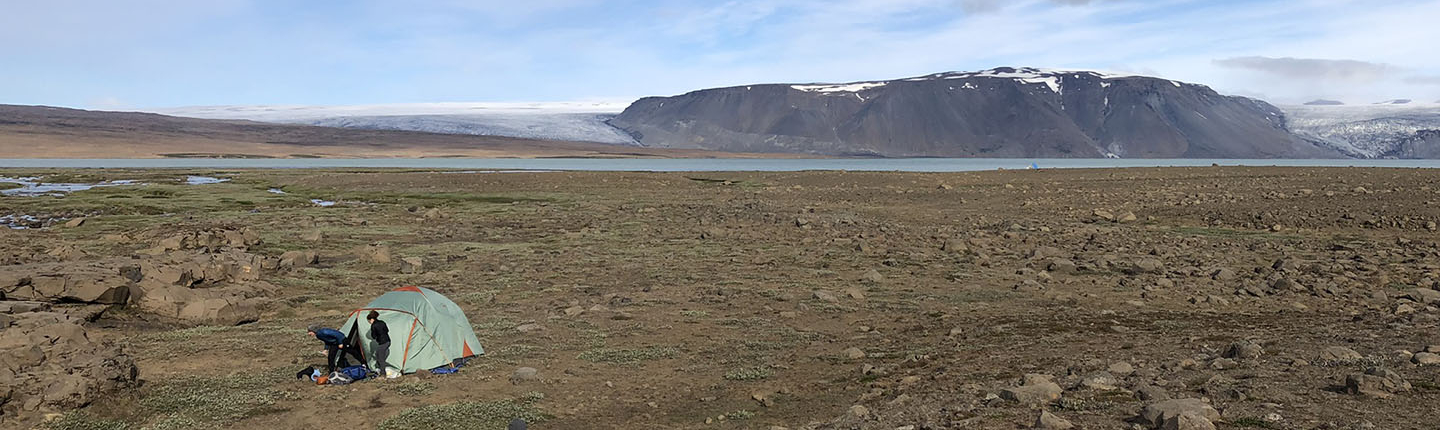 An Icelandic landscape, the site of student-faculty research