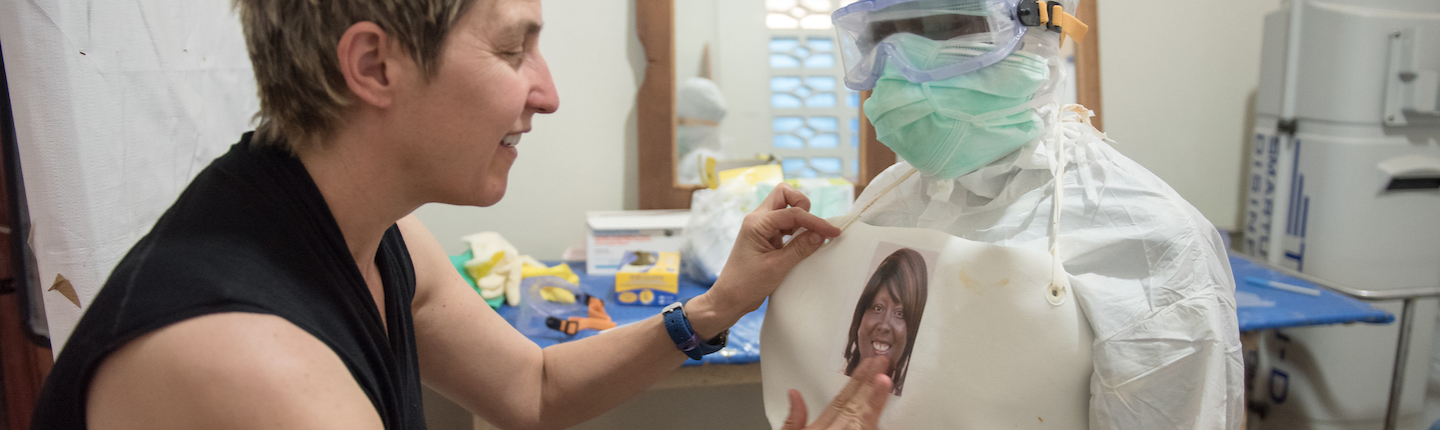 Occidental Prof. Mary Beth Heffernan in Liberia