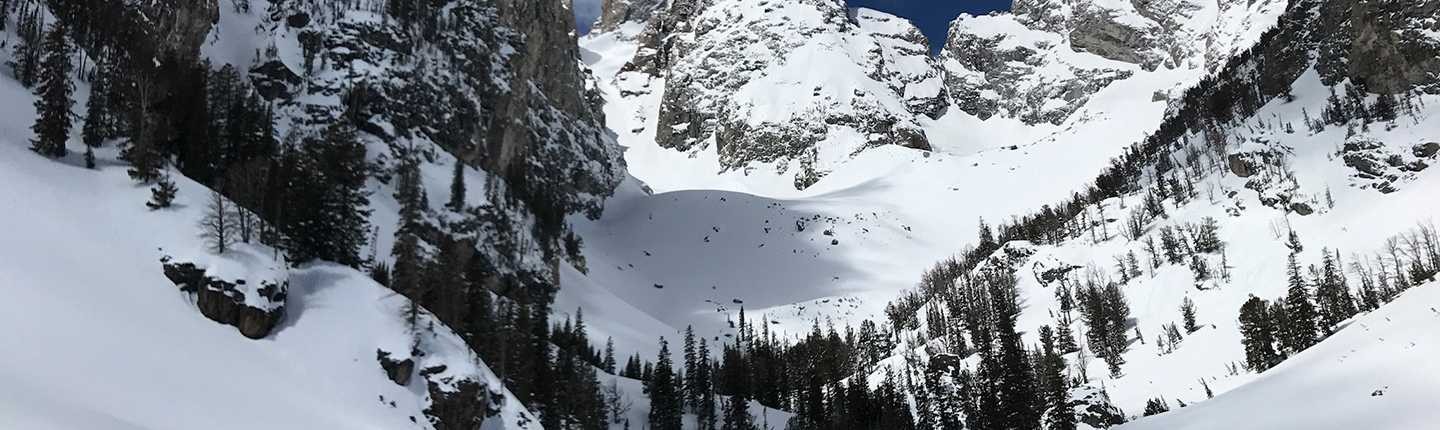 Image of Delta Lake research site in Grand Teton National Park