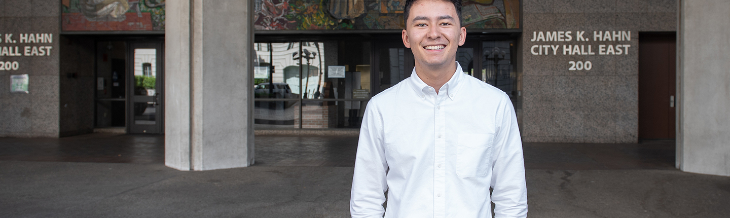 Oxy student Phillip Wong, class of 2020