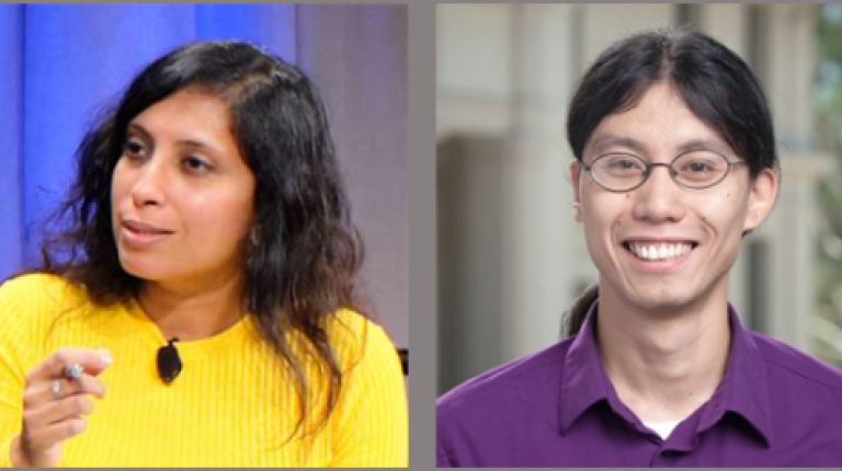  Prof. Justin Li and Dr. Salima Bhimani profile photos