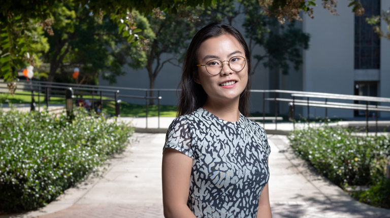 Cognitive science major Sally Zhou