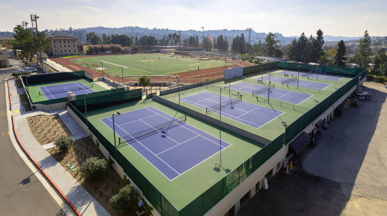 New McKinnon Center tennis courts