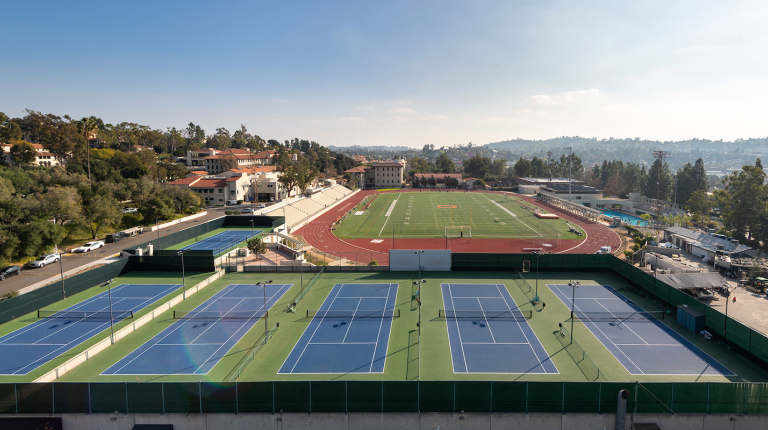 New McKinnon Center tennis courts