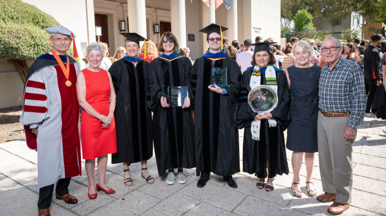 Occidental faculty were honored at the College's 2019 Convocation ceremony.