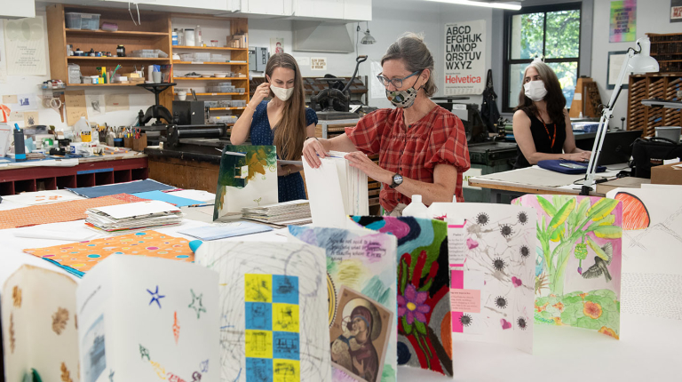 art profs in studio