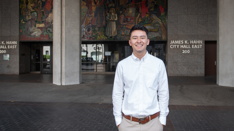 Oxy student Phillip Wong, class of 2020
