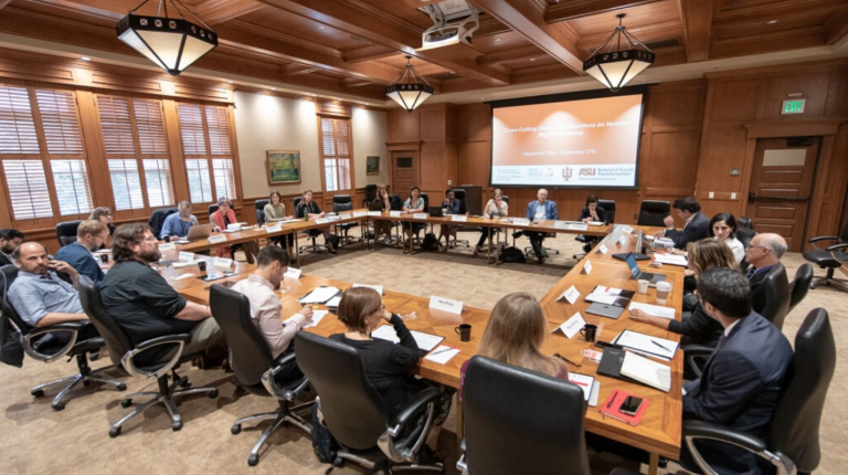 Workshop session in Oxy's Cushman Board Room (Photo: USC Global Health)