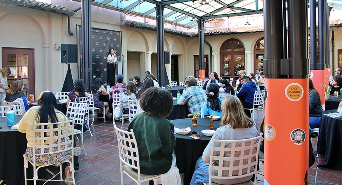 Occidental students at the Student Leadership Awards in Los Angeles