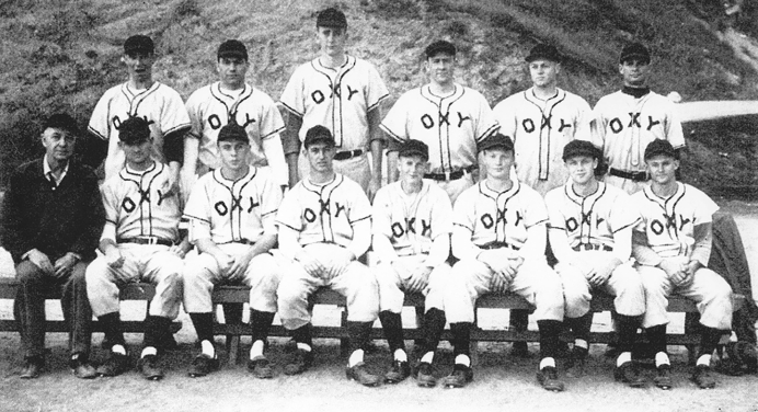 Bill Anderson, 1954 baseball team Bill Anderson, 1954 baseball team