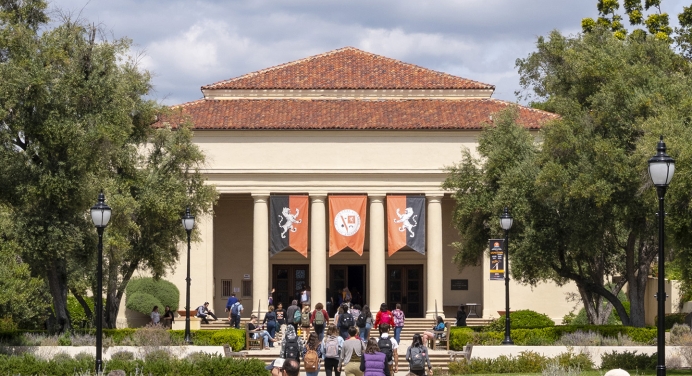 Occidental College's iconic Thorne Hall Occidental College's iconic Thorne Hall