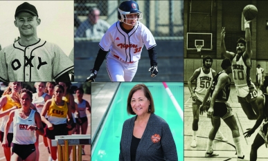 2025 inductees into the Occidental Athletics Hall of Fame.