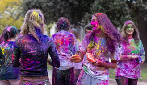 Image of SASA's Holi celebration