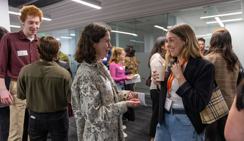 Occidental alumni at a career networking event