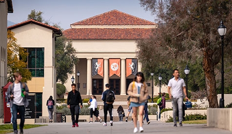 Campus view of Thorne Hall