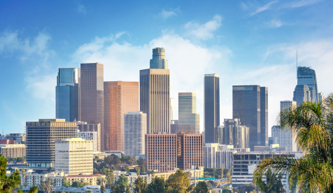 Los Angeles city skyline