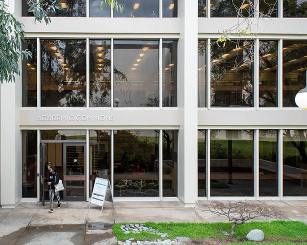 Writing Center, on ground floor of Academic Commons building