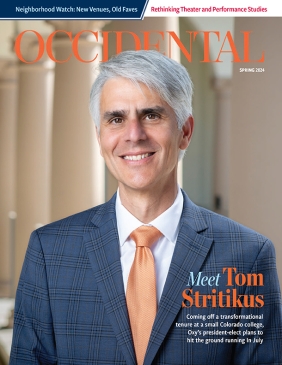 Occidental College President Tom Stritikus