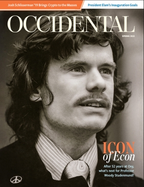 Cover of Occidental Magazine, Spring 2022