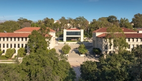 A view of the AGC administration building