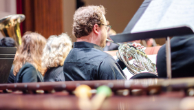 Orchestra woodwind players