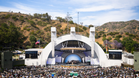 LA County High School for the Arts performs at Day 1 of the Blue Note Jazz Festival at the Hollywood Bowl on June 14, 2025.