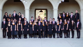 Glee Club Photo in courtyard