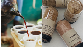 incense and coffee