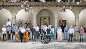 Twenty-five of the 53 personnel in Oxy’s Music Department.