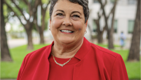 Portrait of Ambassador Virginia E. Palmer, Stuart Chevalier Professor of the Practice in Diplomacy & World Affairs at Occidental College