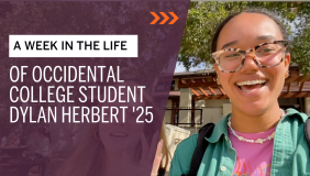 A week in the life video blog starring Occidental College student Dylan