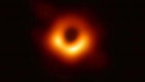 First image of a black hole, provided by the Event Horizon Telescope