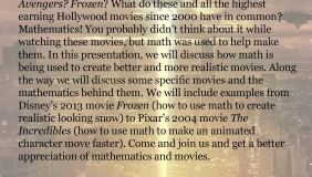 Image for How Mathematics is making  Hollywood Movies Better
