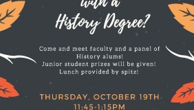 Image for Annual History Department Fall Luncheon