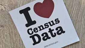 I love census data sticker