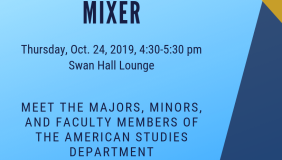 Flyer for American Studies Mixer