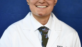 Kendahl Wallis-Lang in White Coat