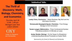 Sabbatical Talks