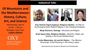 Sabbatical Talks