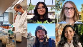 (Clockwise order): Peter Grimmett '23, Mira Ranganath '23, Edin Custo '23, Tehreen Navira Hai '23, Jack Thomas-Colwell '23