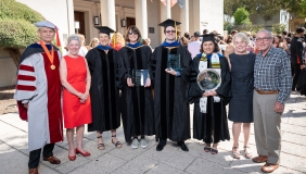 Occidental faculty were honored at the College's 2019 Convocation ceremony.