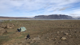 An Icelandic landscape, the site of student-faculty research