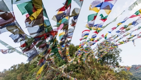 Prayer flags in Sikkim