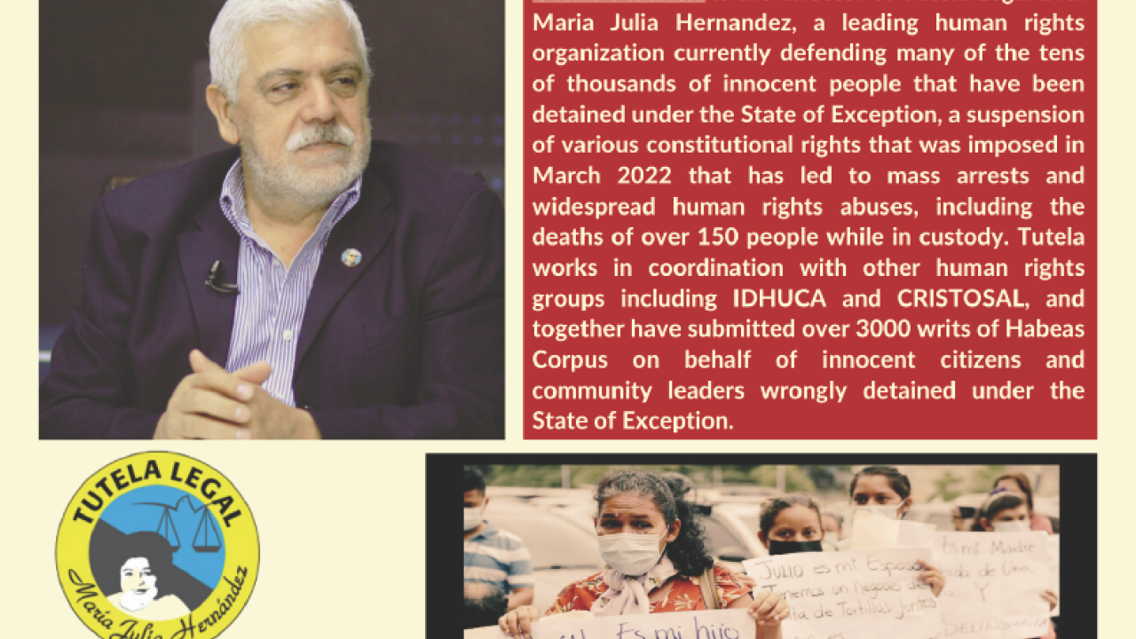 Human Rights Abuses and Political Persecution in El Salvador ...
