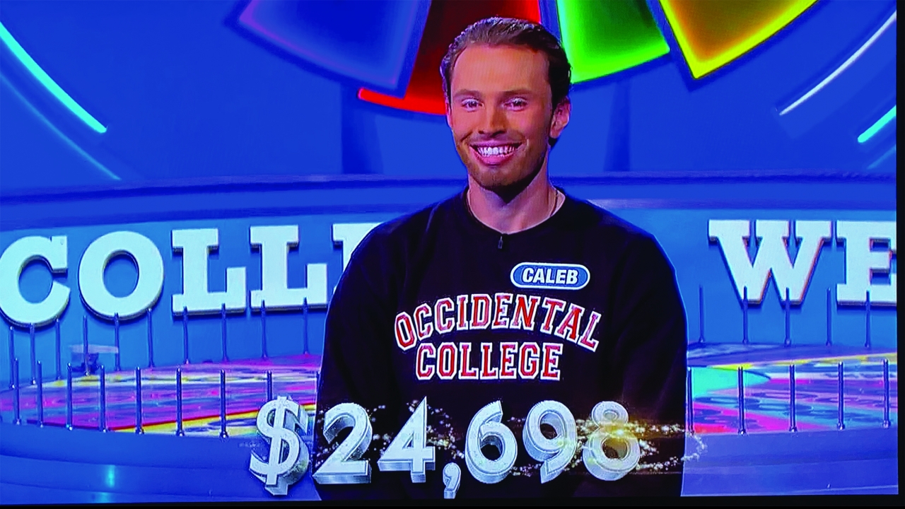 Fortune Smiles on Caleb Reyes | Occidental College