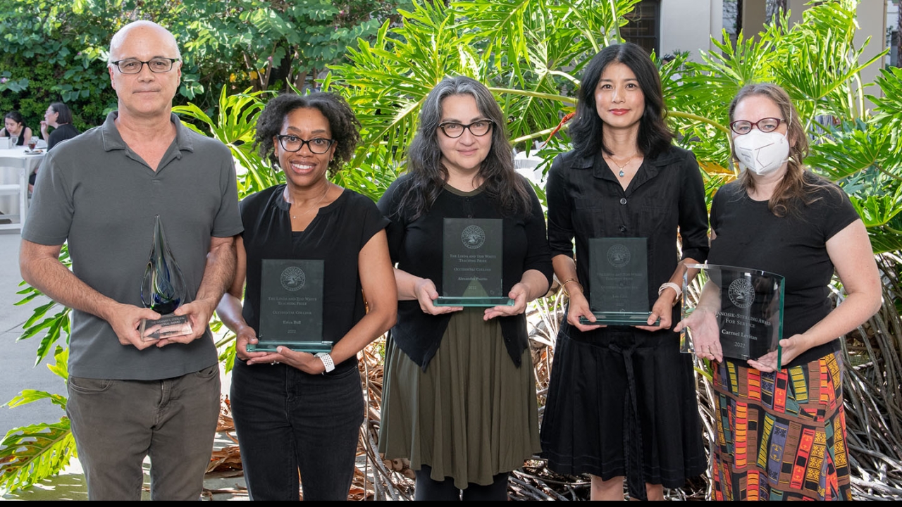 Oxy Faculty Honored for Teaching, Scholarship and Research | Occidental