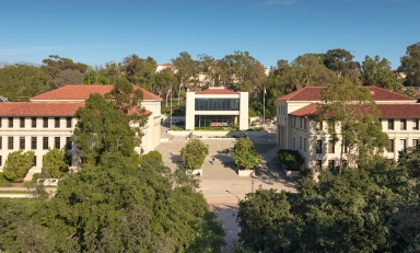 A view of the AGC administration building