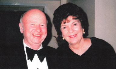 Dale and Shirley Morter photographed on January 1, 2000.